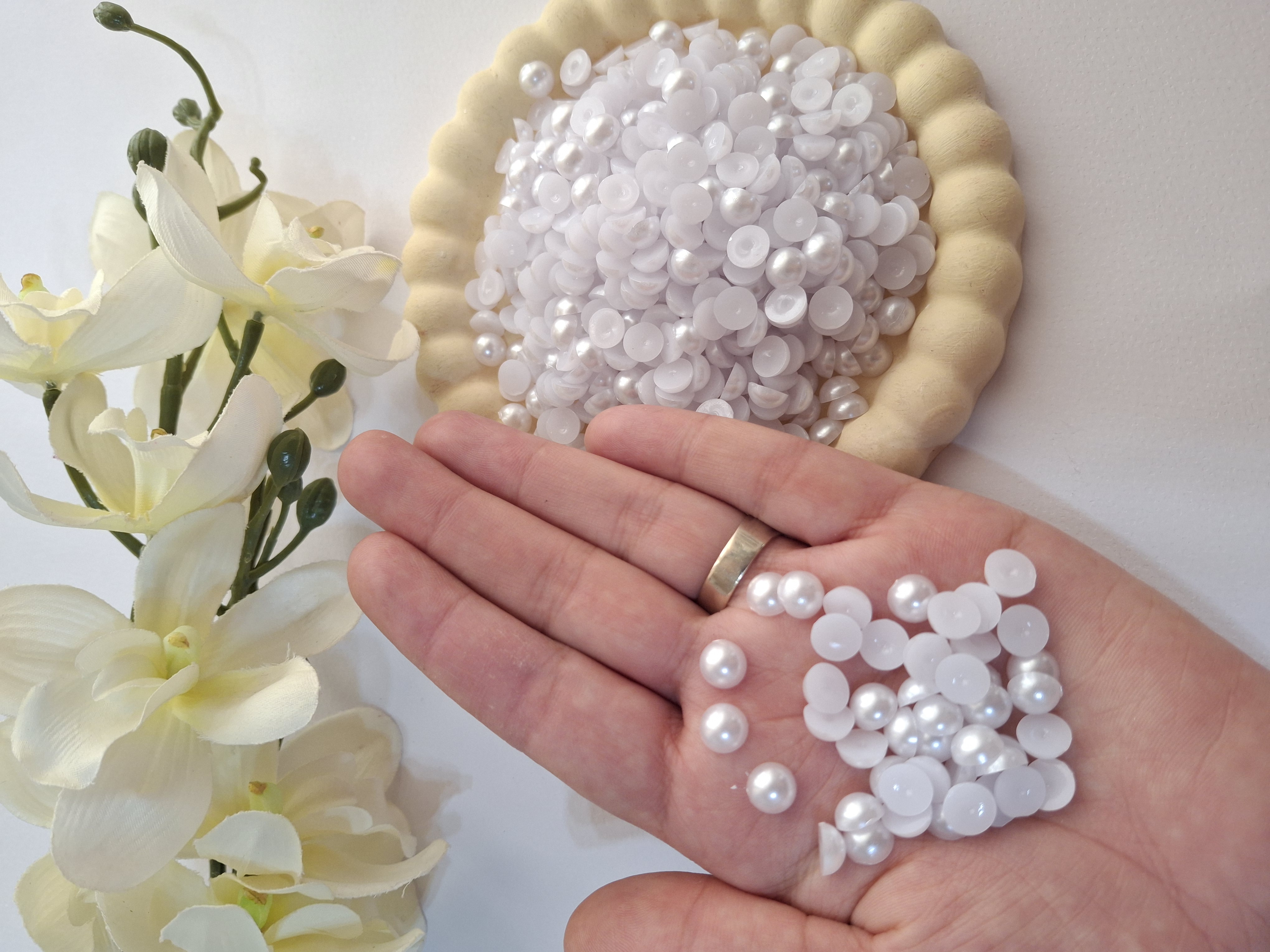 مروارید لپه ای سفید