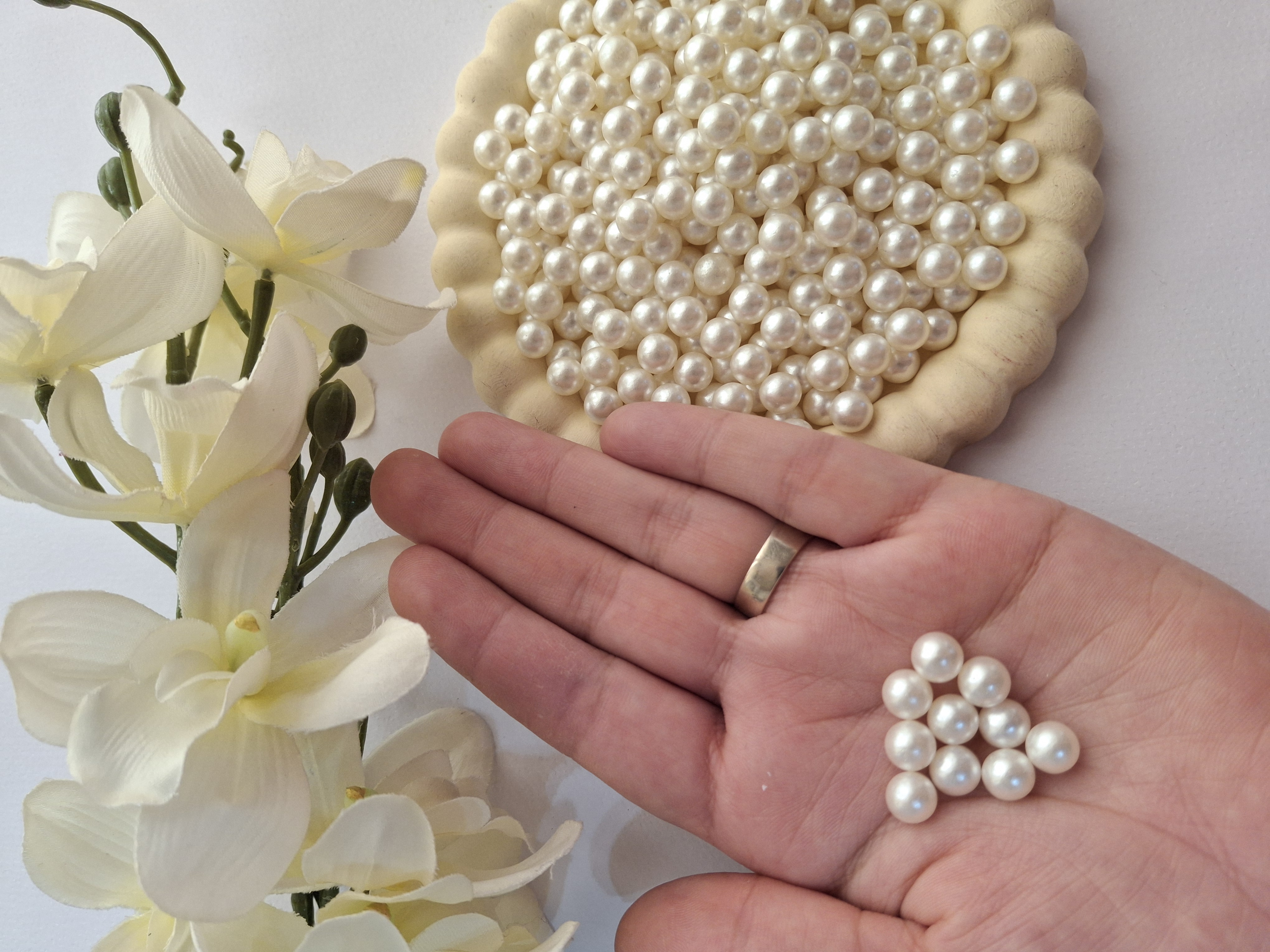 مروارید پانچی سایز 8