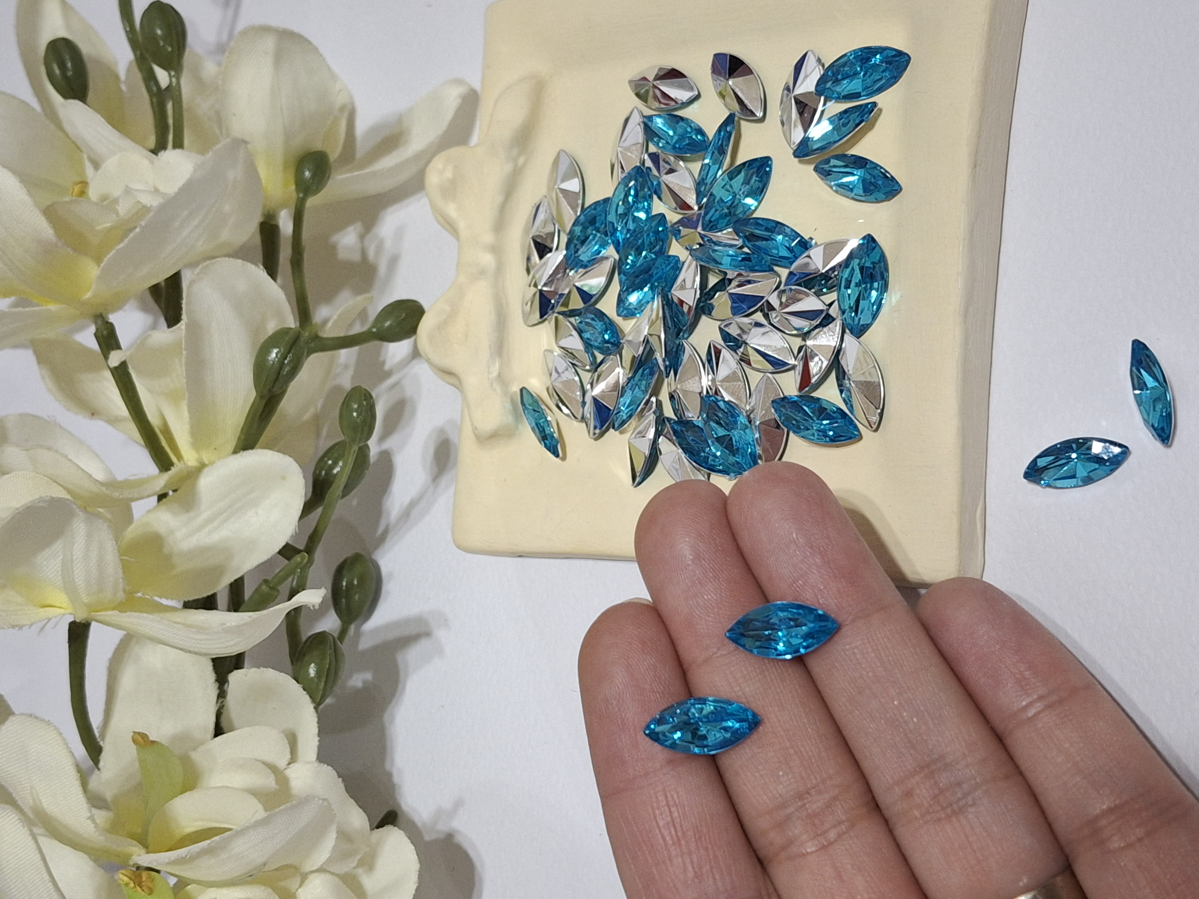مارکیز 7×15 آبی آسمانی