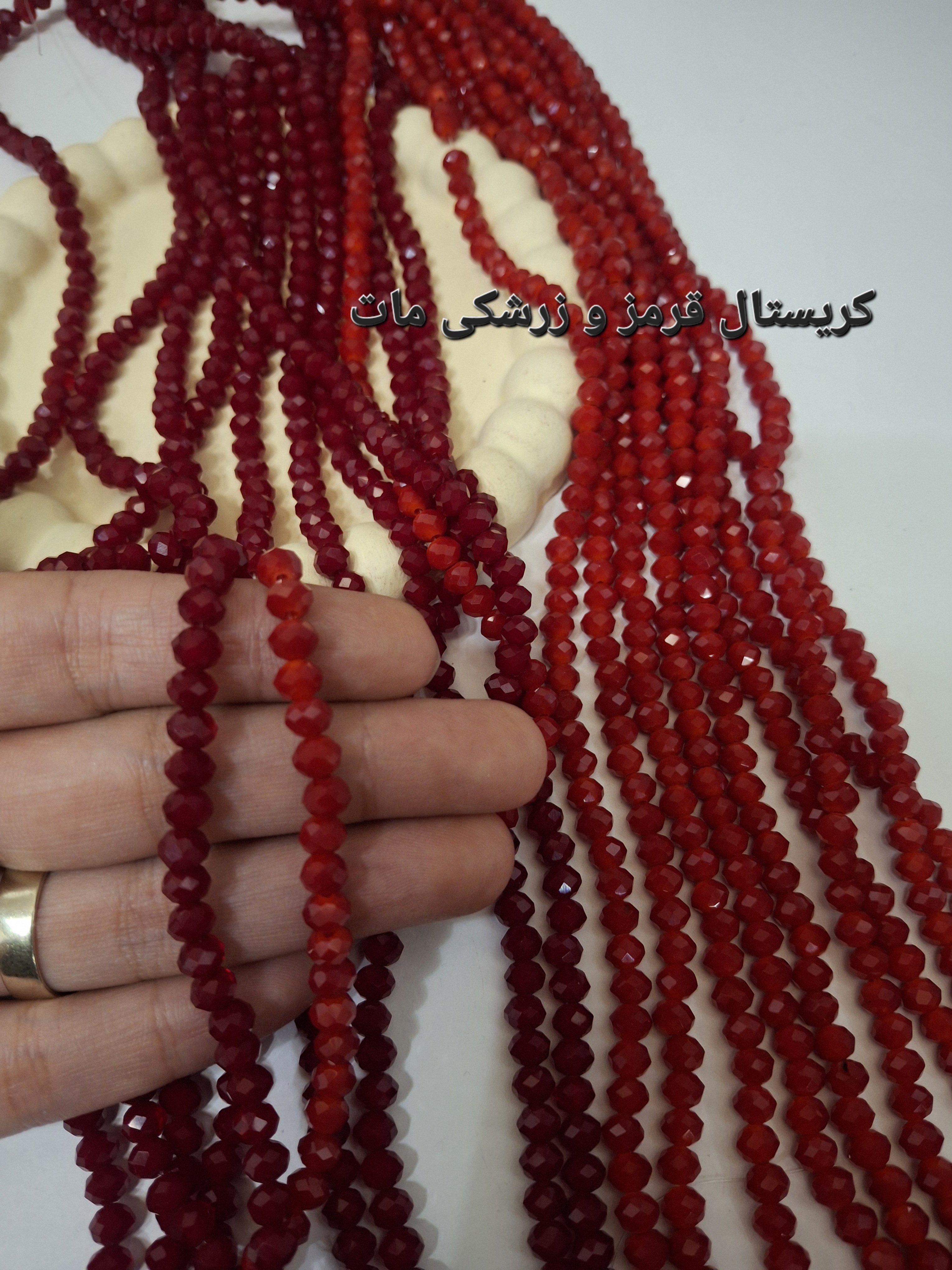 کریستال 6 مات قرمز و زرشکی