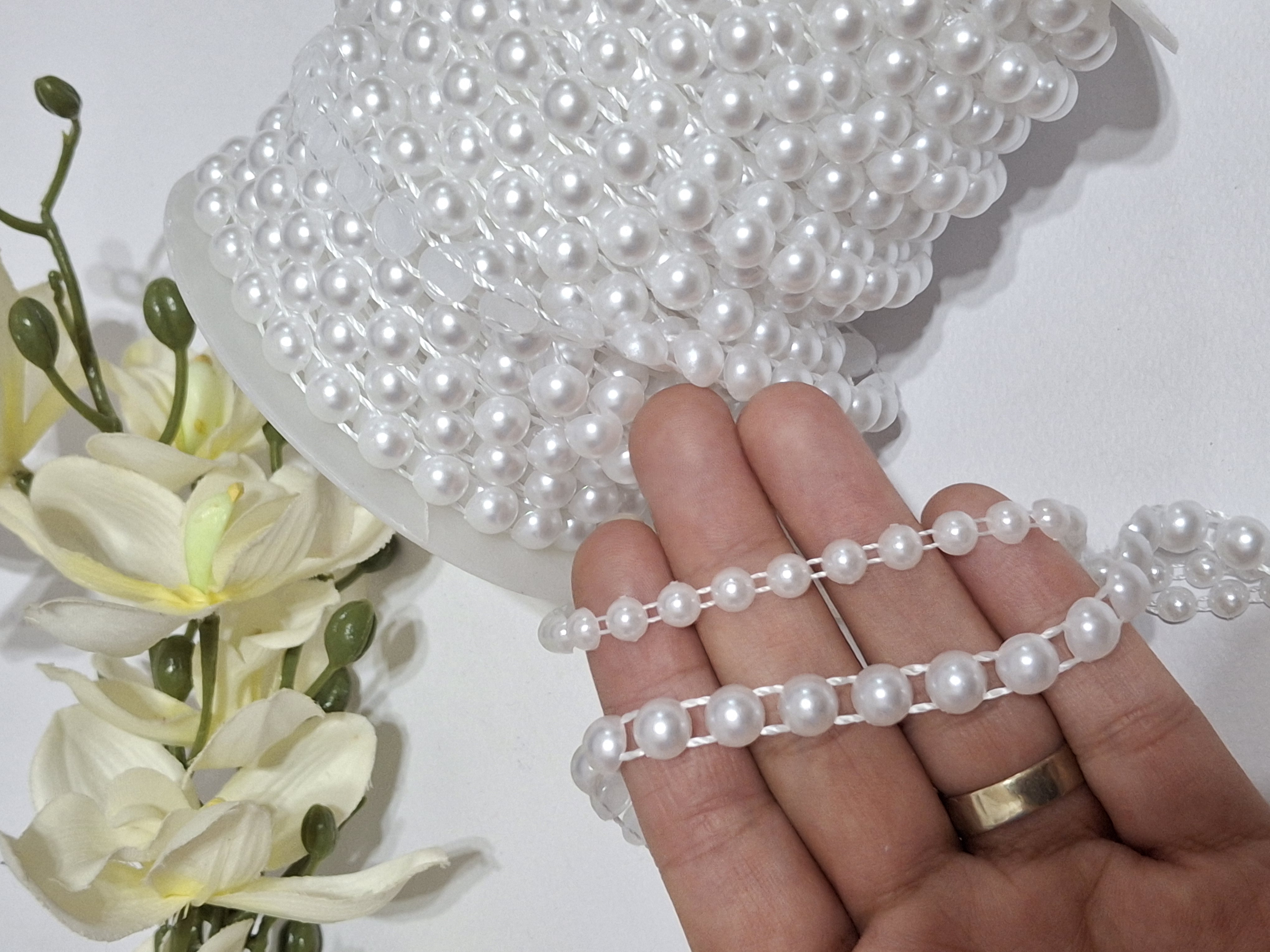 مروارید لپه ای  متری سفید