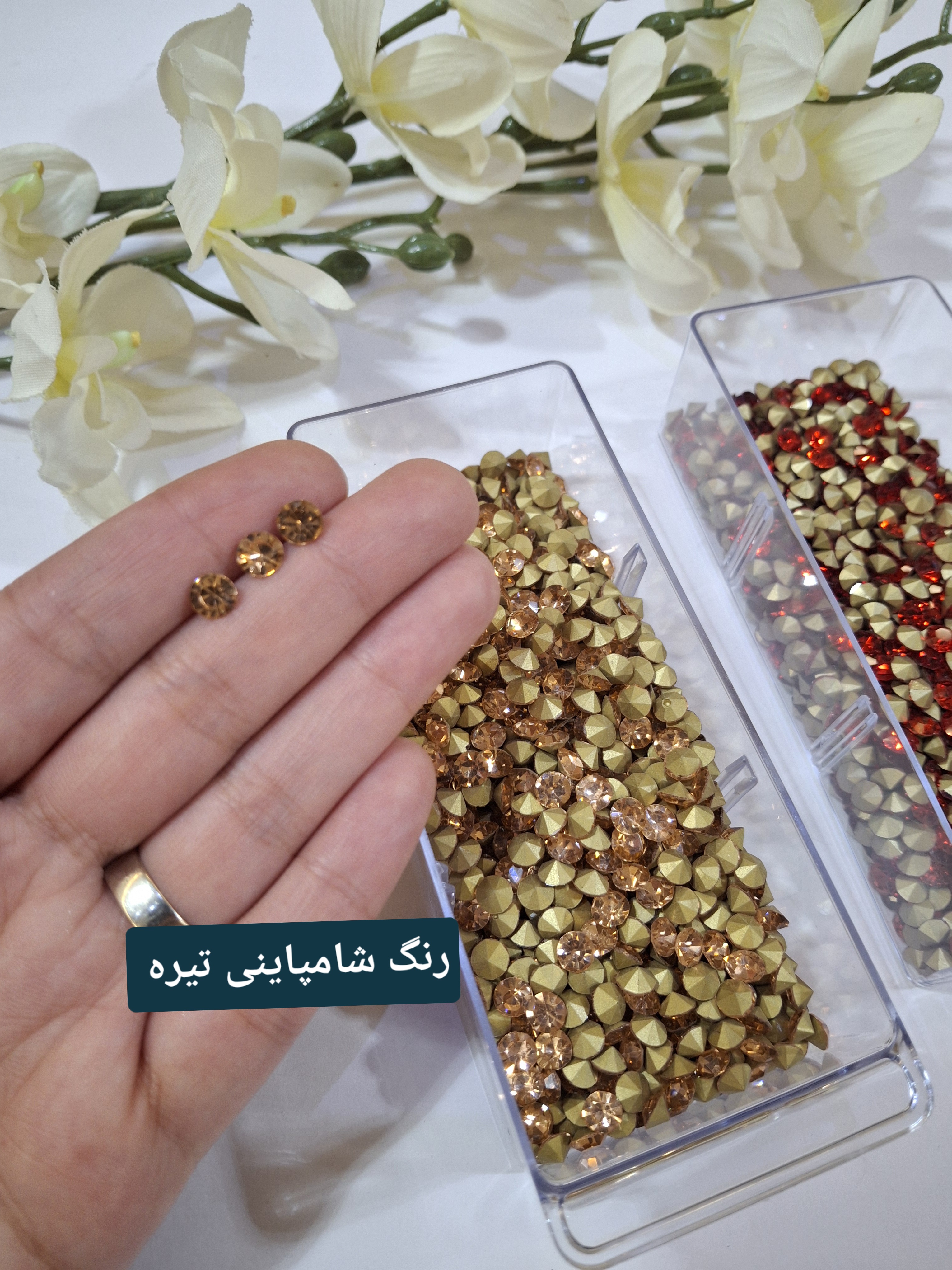 سنگ کله قندی شامپاینی سایز 28