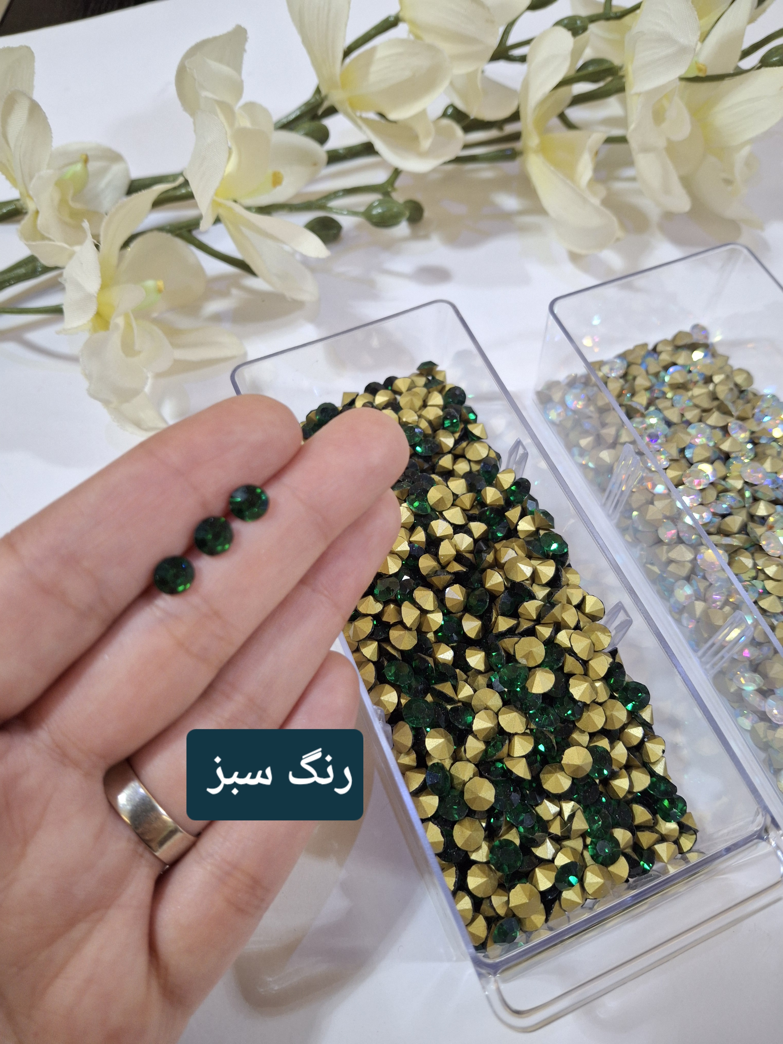 سنگ کله قندی سبز سایز 28